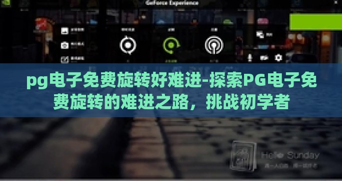 pg电子免费旋转好难进-探索PG电子免费旋转的难进之路，挑战初学者