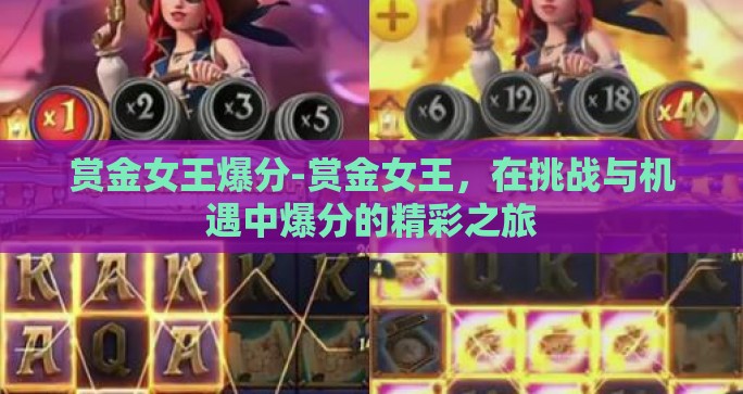 赏金女王爆分-赏金女王，在挑战与机遇中爆分的精彩之旅