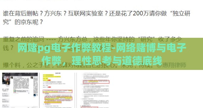网赌pg电子作弊教程-网络赌博与电子作弊,理性思考与道德底线 网赌pg电子作弊教程-网络赌博与电子作弊,理性思考与道德底线