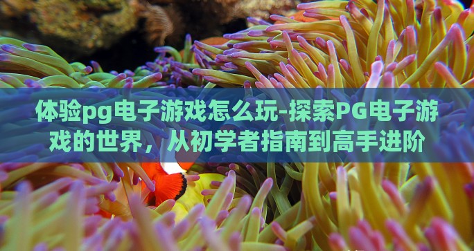 体验pg电子游戏怎么玩-探索PG电子游戏的世界，从初学者指南到高手进阶